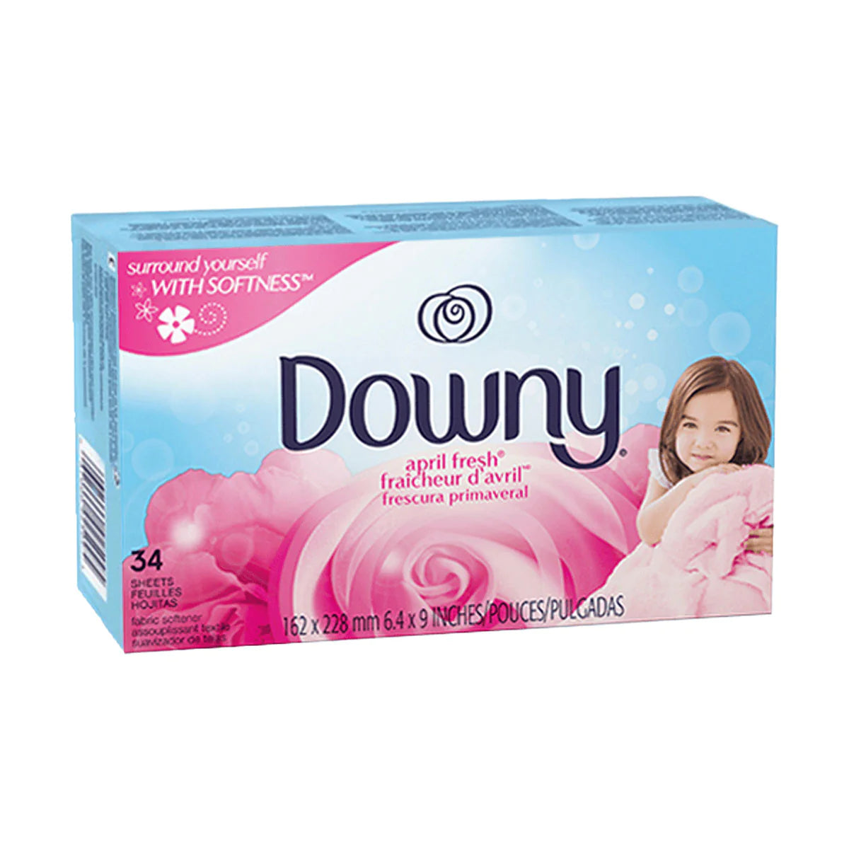 Toallitas Suavizantes Anti Estática para Secadora Downy (34 unidades)